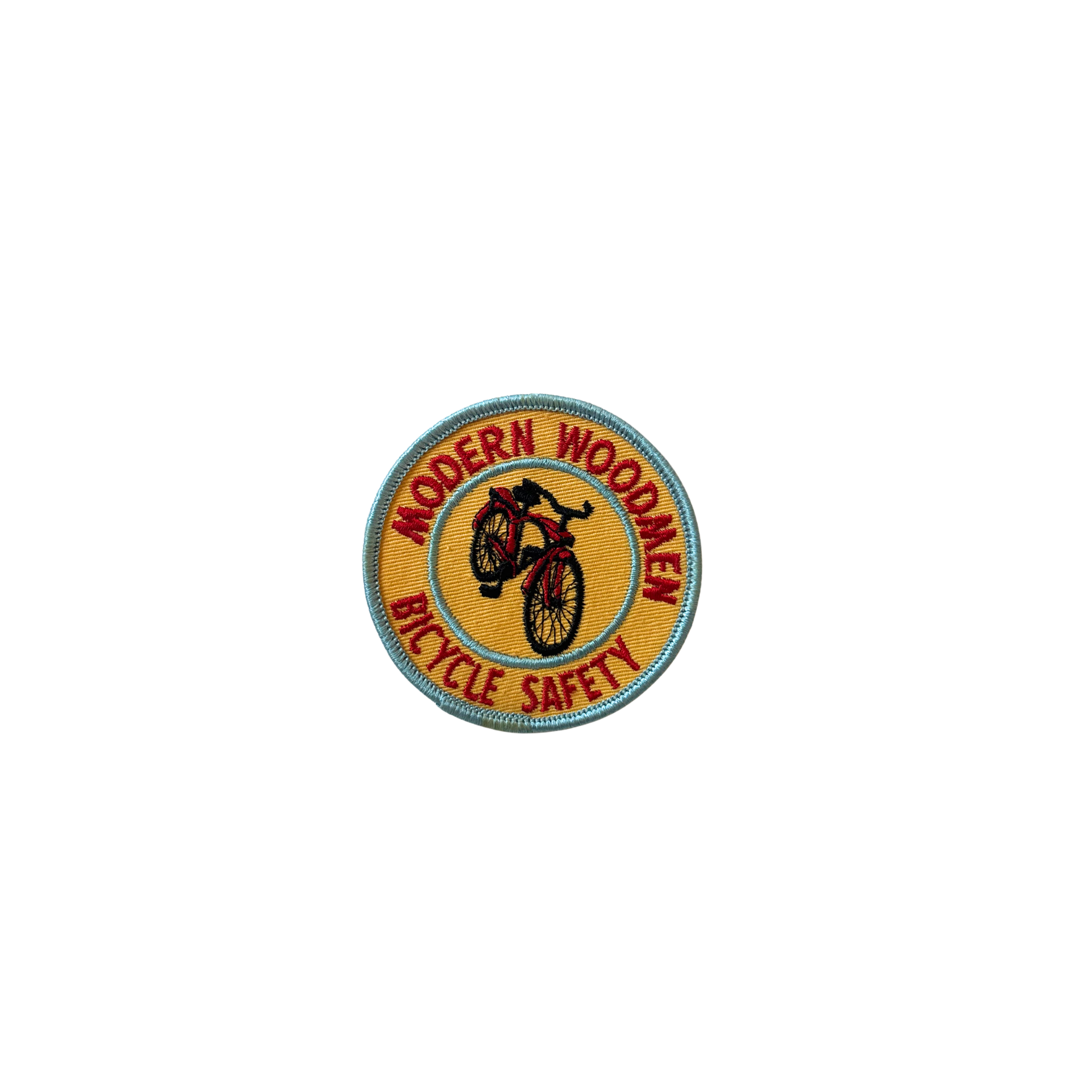 Modern Woodmen Bicycle Safety Vintage Patch