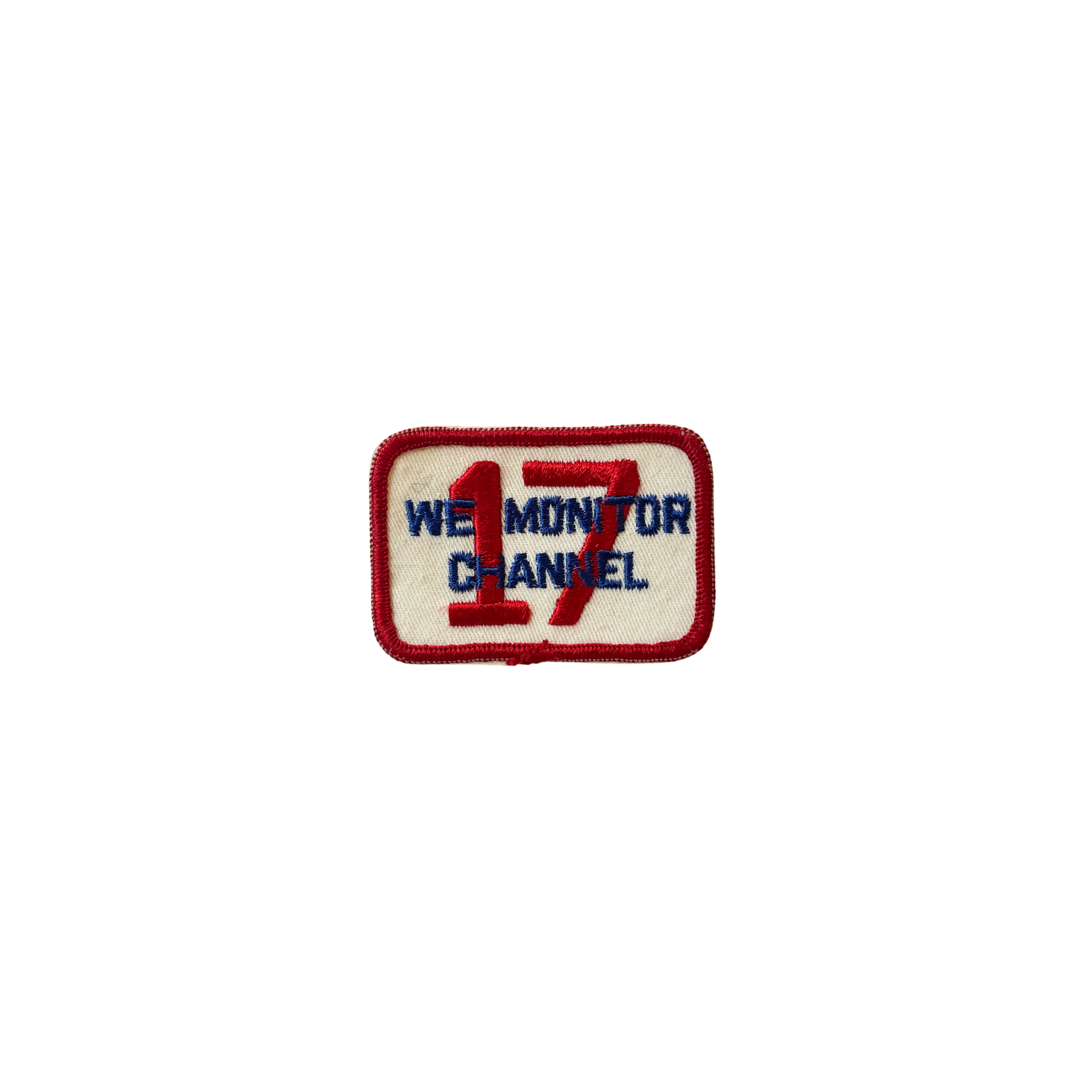 We Monitor Channel 17 Vintage Patch