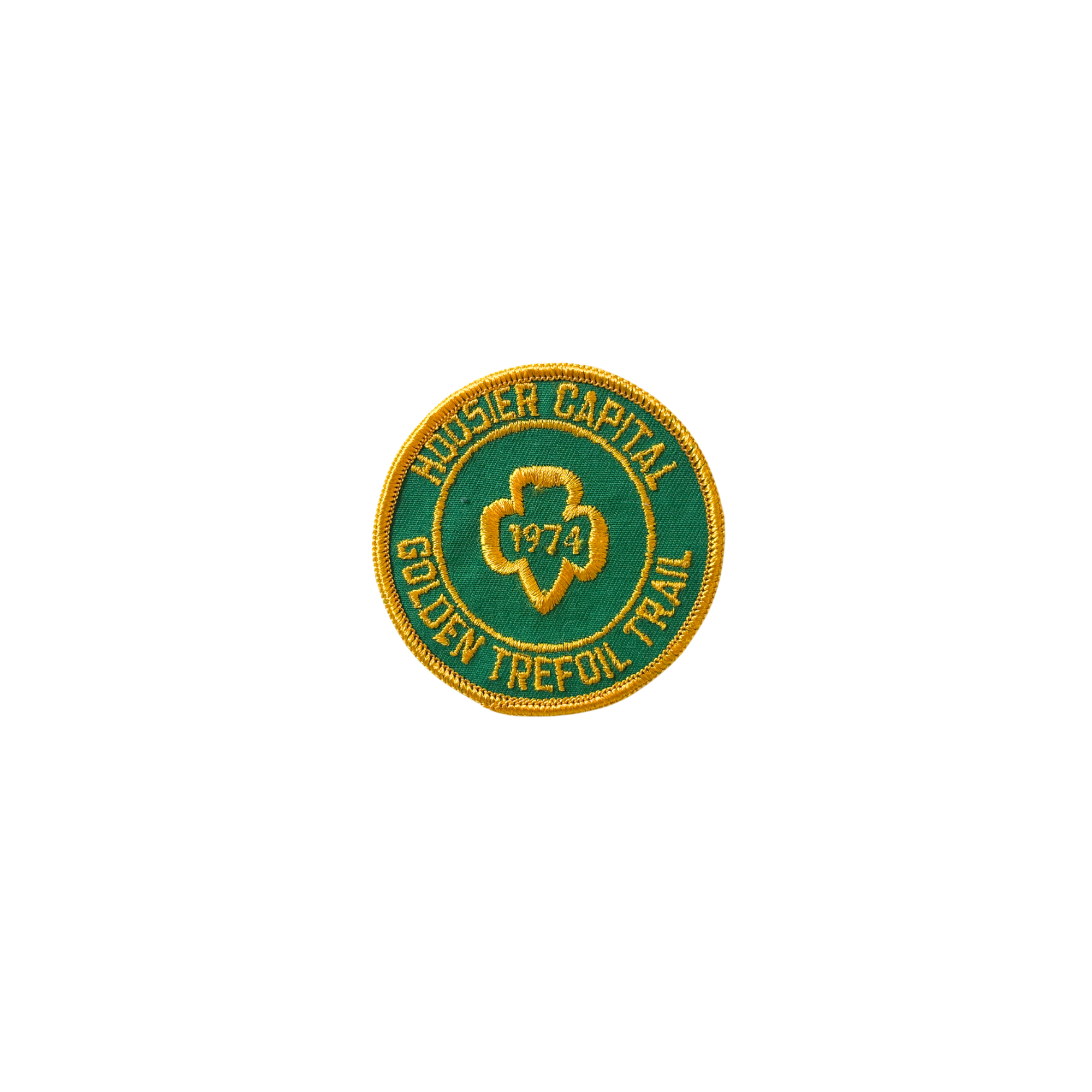 Hoosier Capital Girl Scouts Vintage Patch