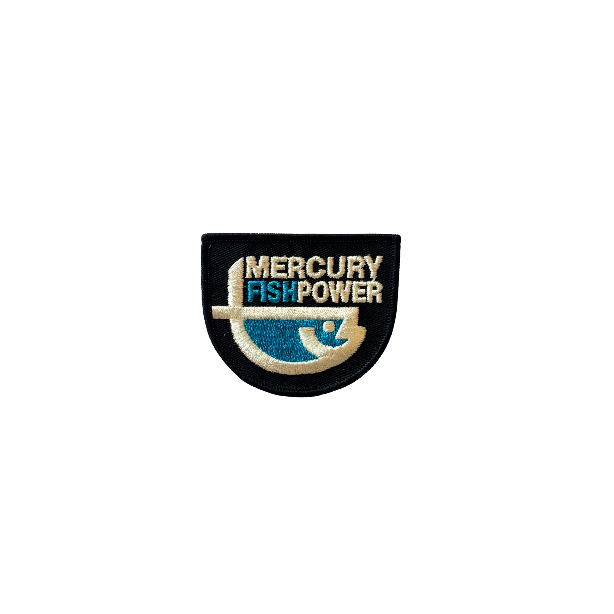 Mercury Fish Power Vintage Patch