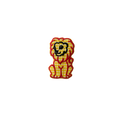 Flannel Lion Vintage Patch