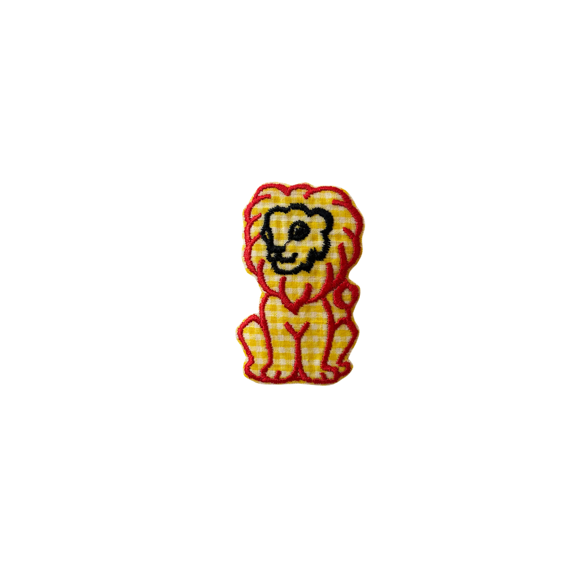 Flannel Lion Vintage Patch