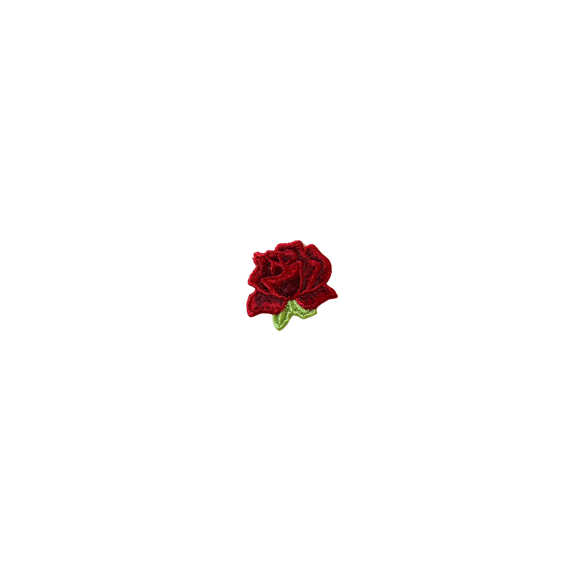 Red Rose Vintage Patch