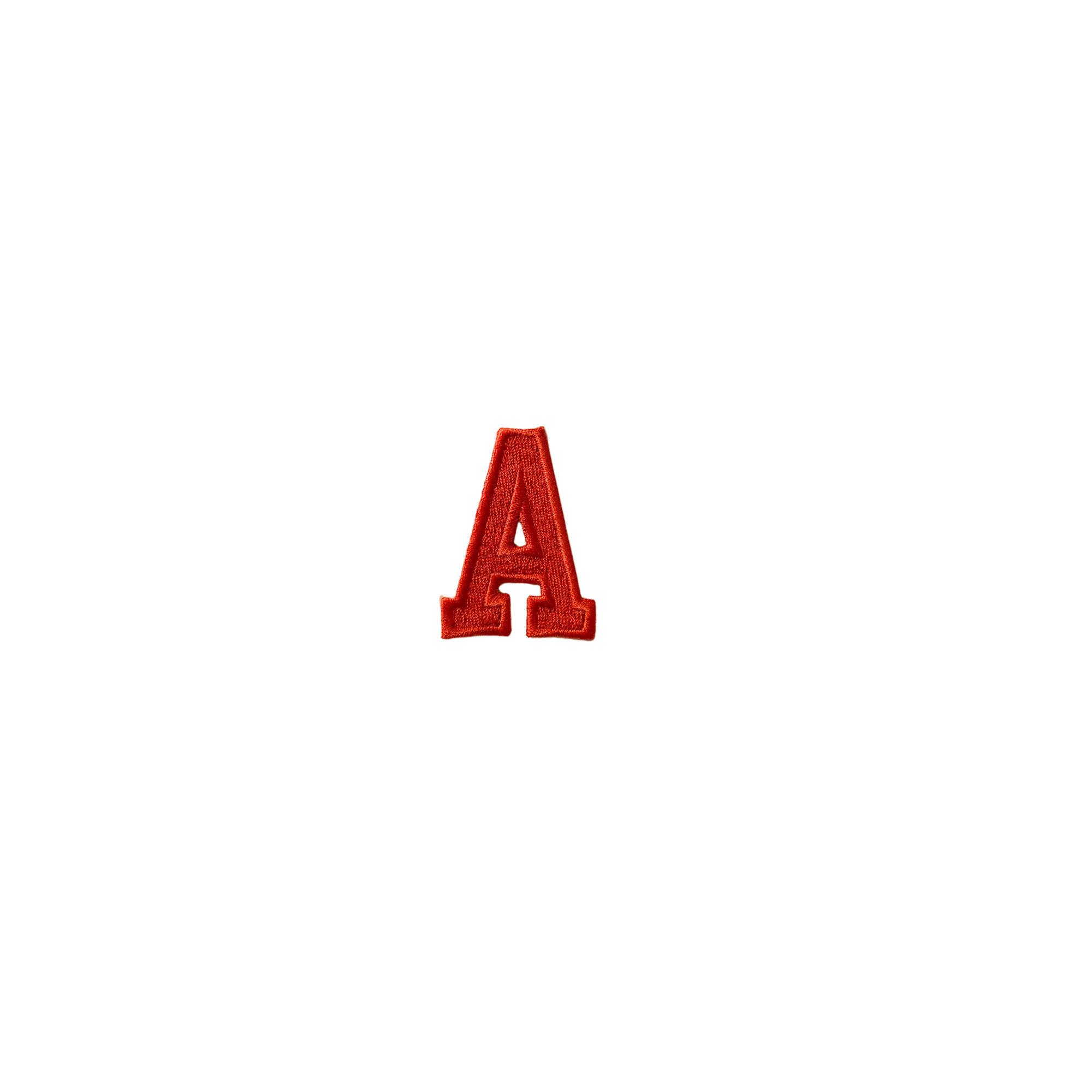Letter A Orange Vintage Letter