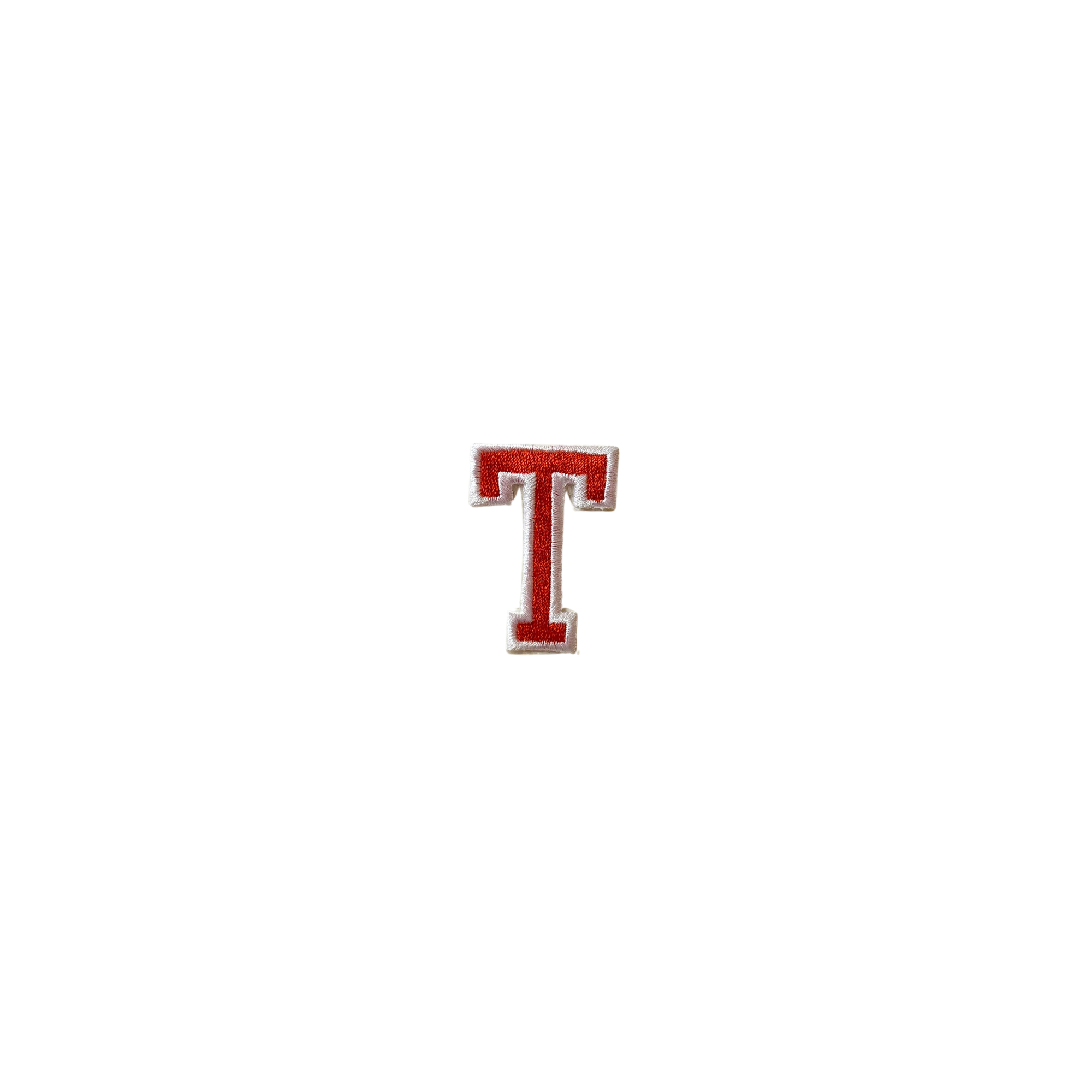 Letter T Orange Vintage Letter