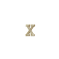 Letter X White
