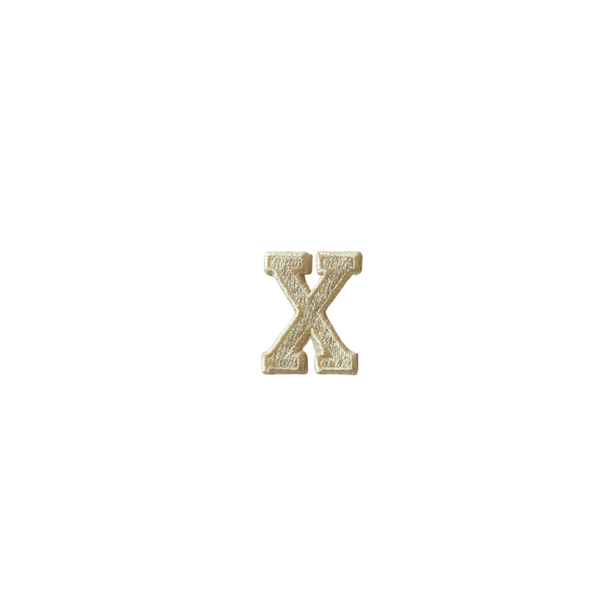 Letter X White