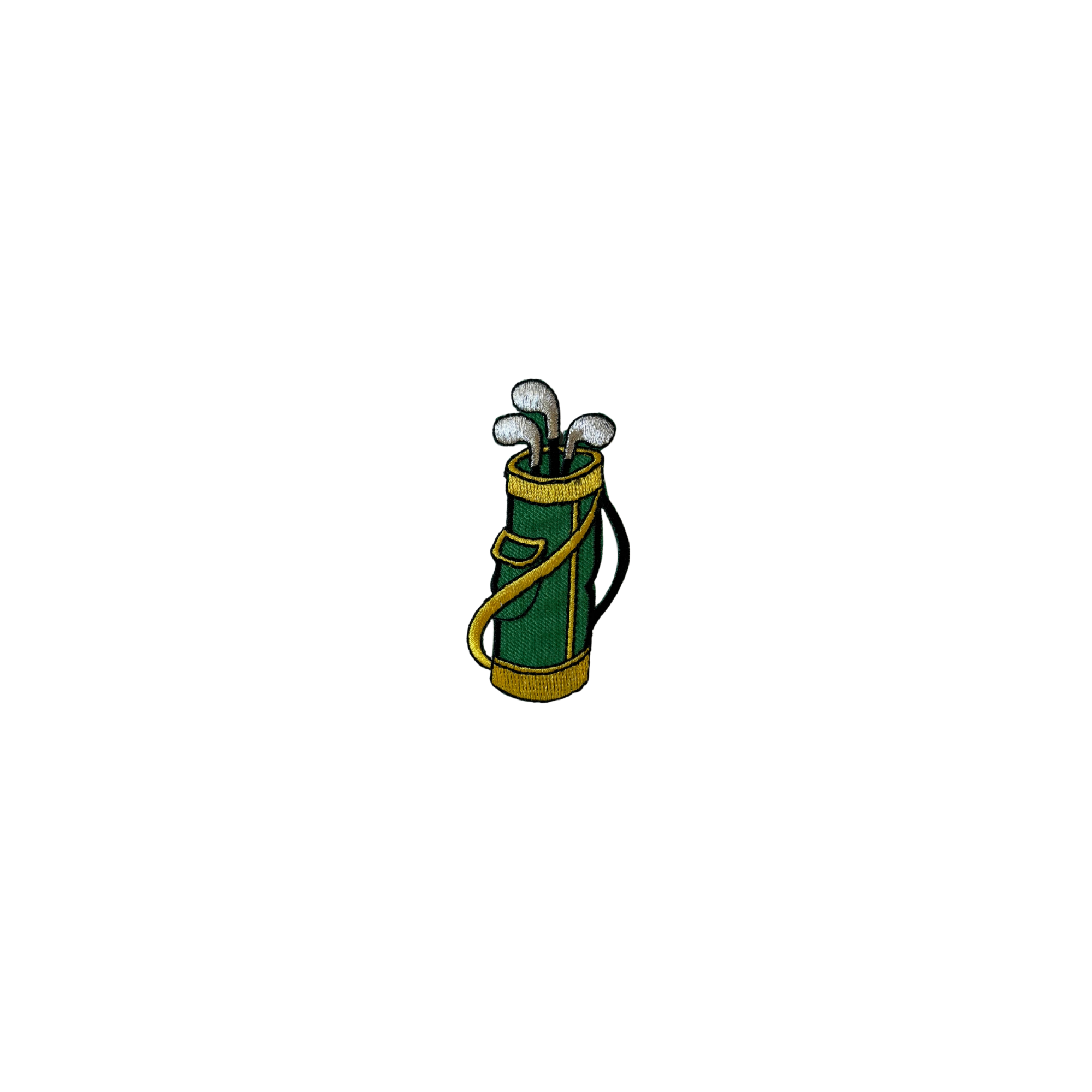 Golf Bag Green Vintage Patch