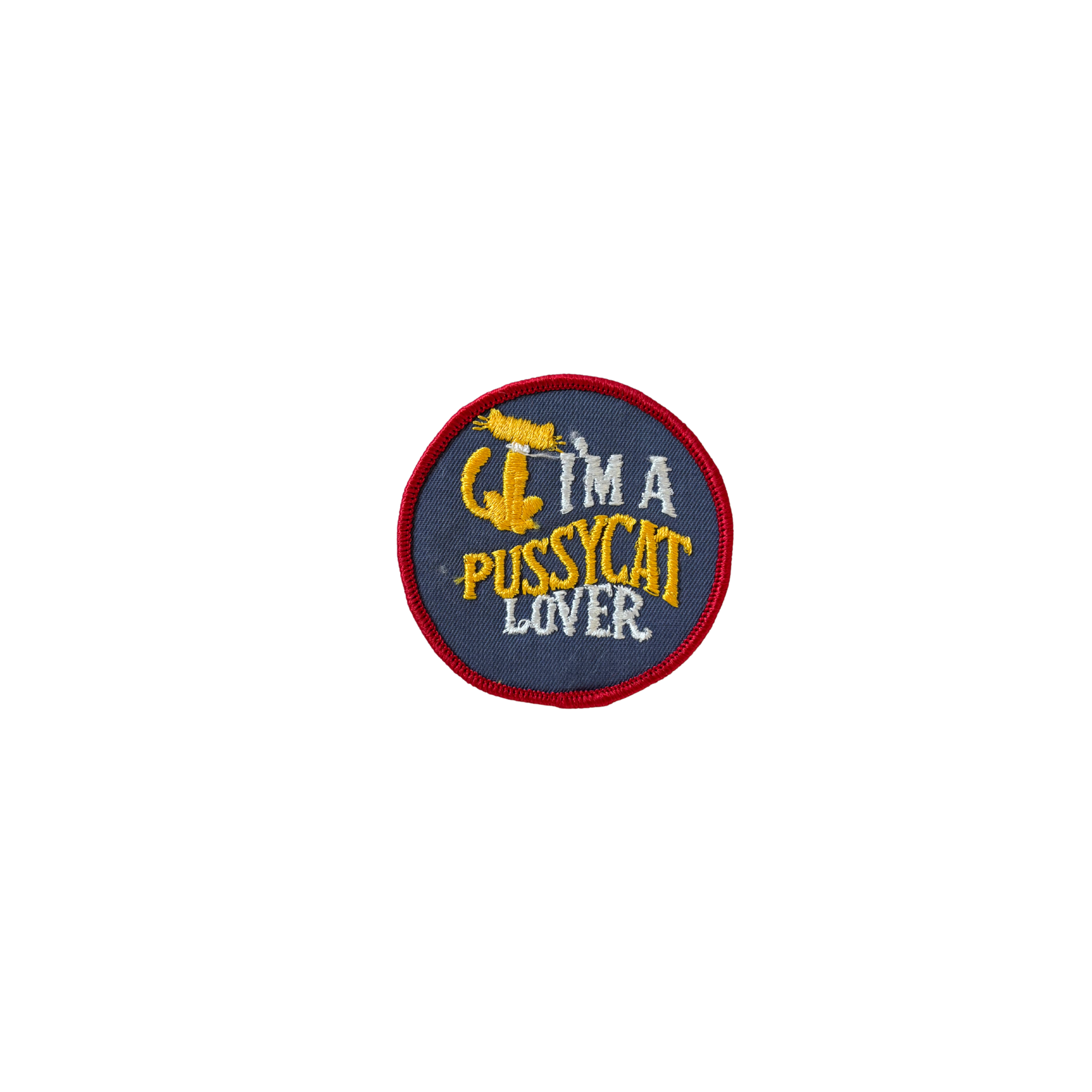 I'm a Pussycat Lover Vintage Patch