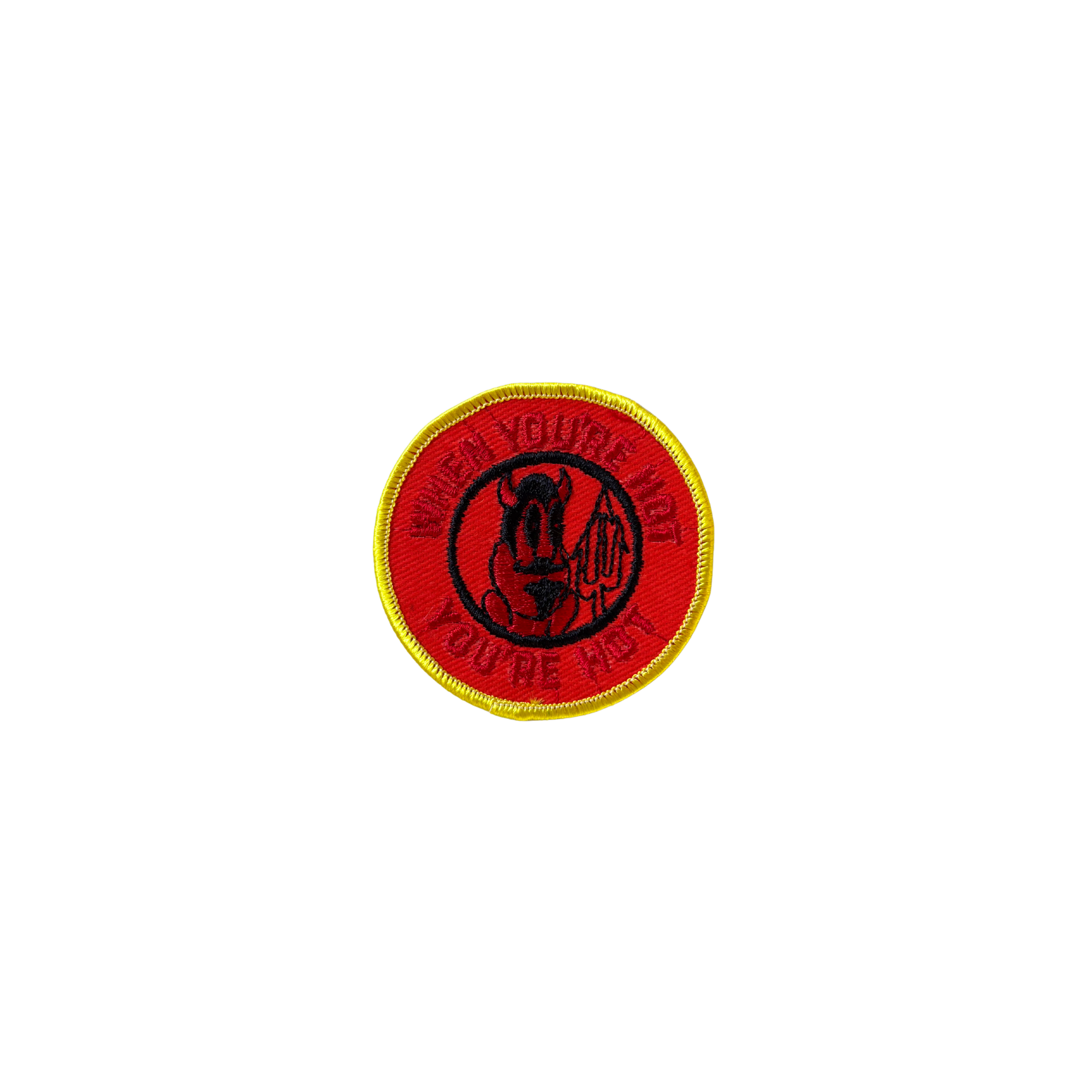 When You're Hot You're Hot Vintage Patch
