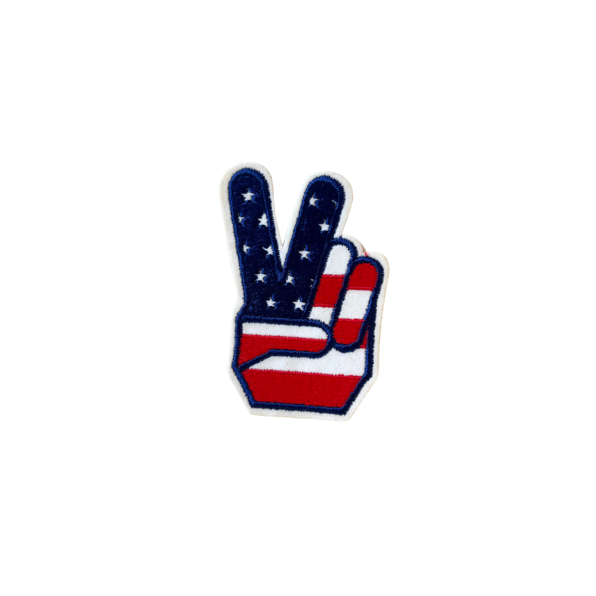 American Peace Sign Vintage Patch