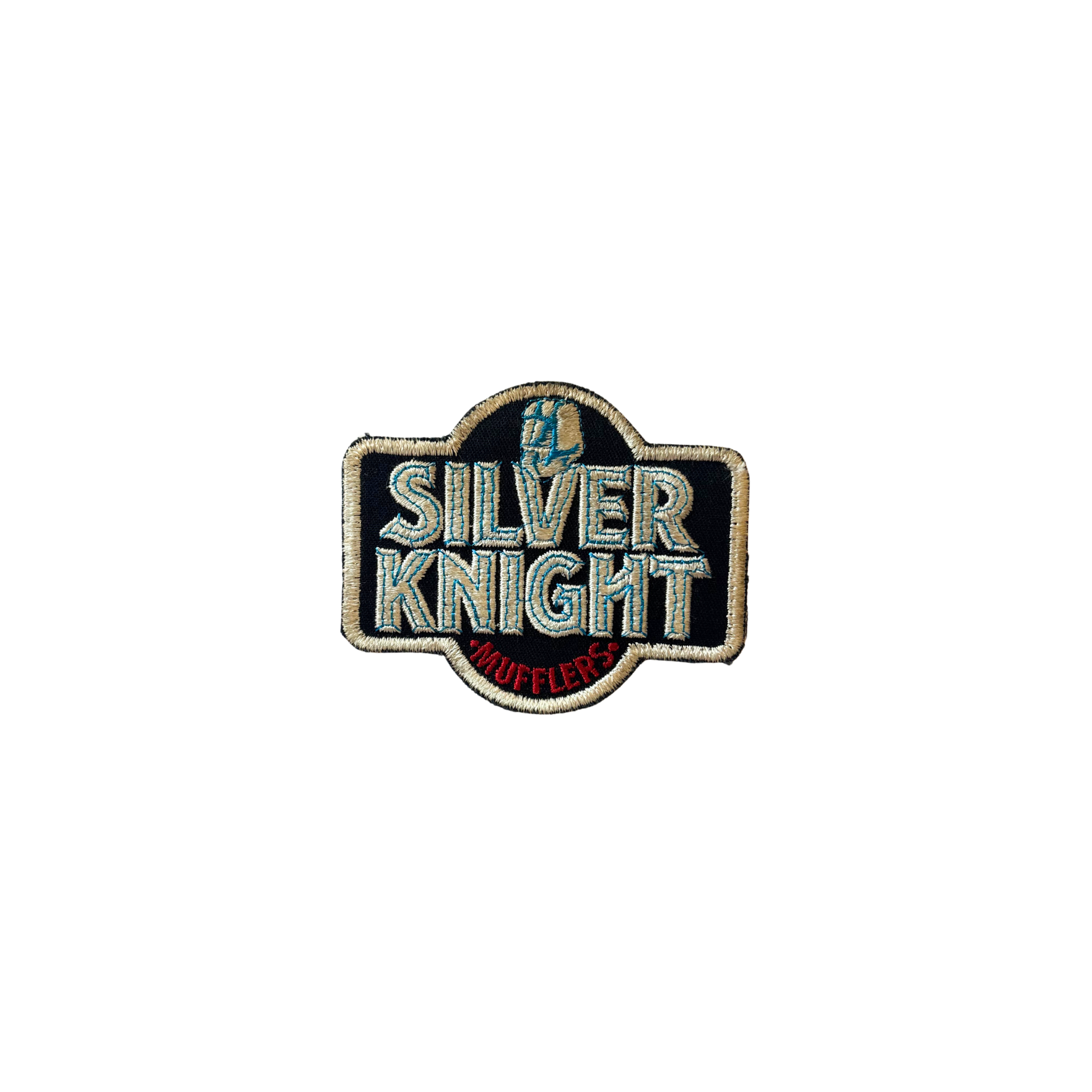 Silver Knight Mufflers Vintage Patch