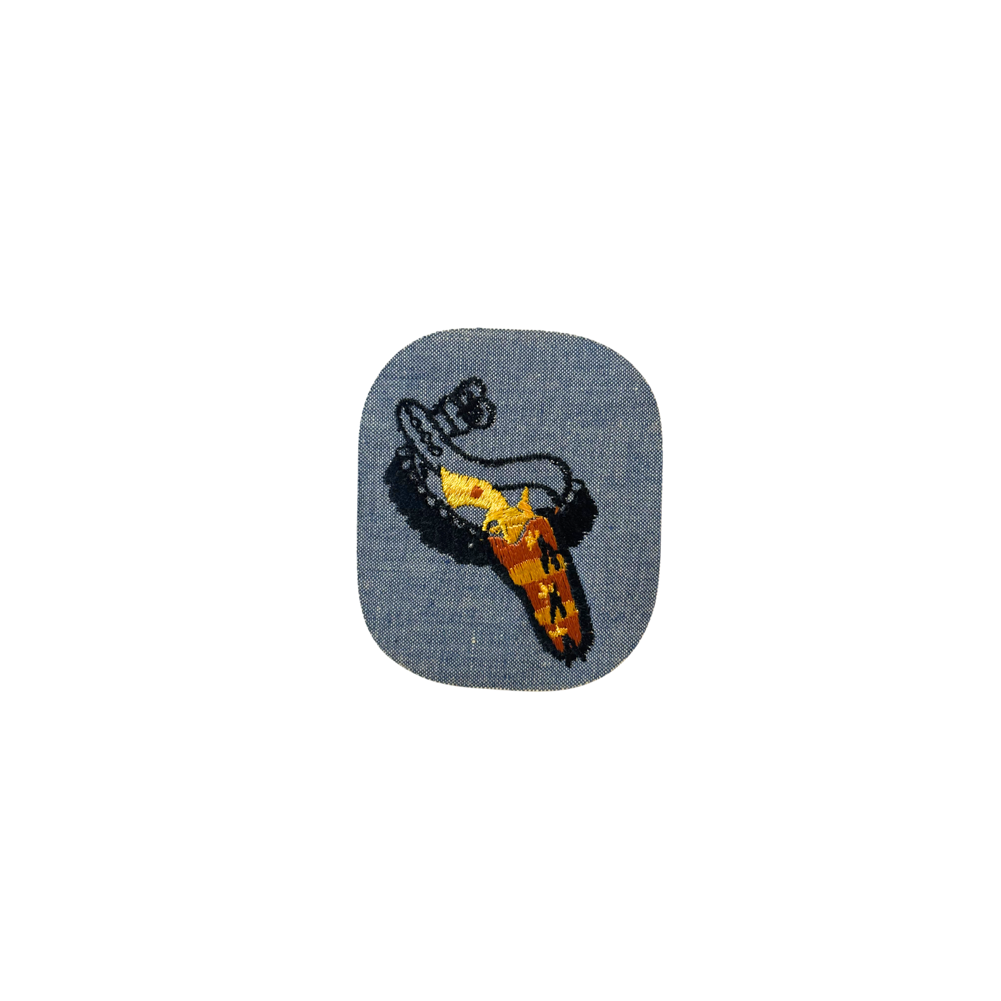 Denim Gun Holster Vintage Patch