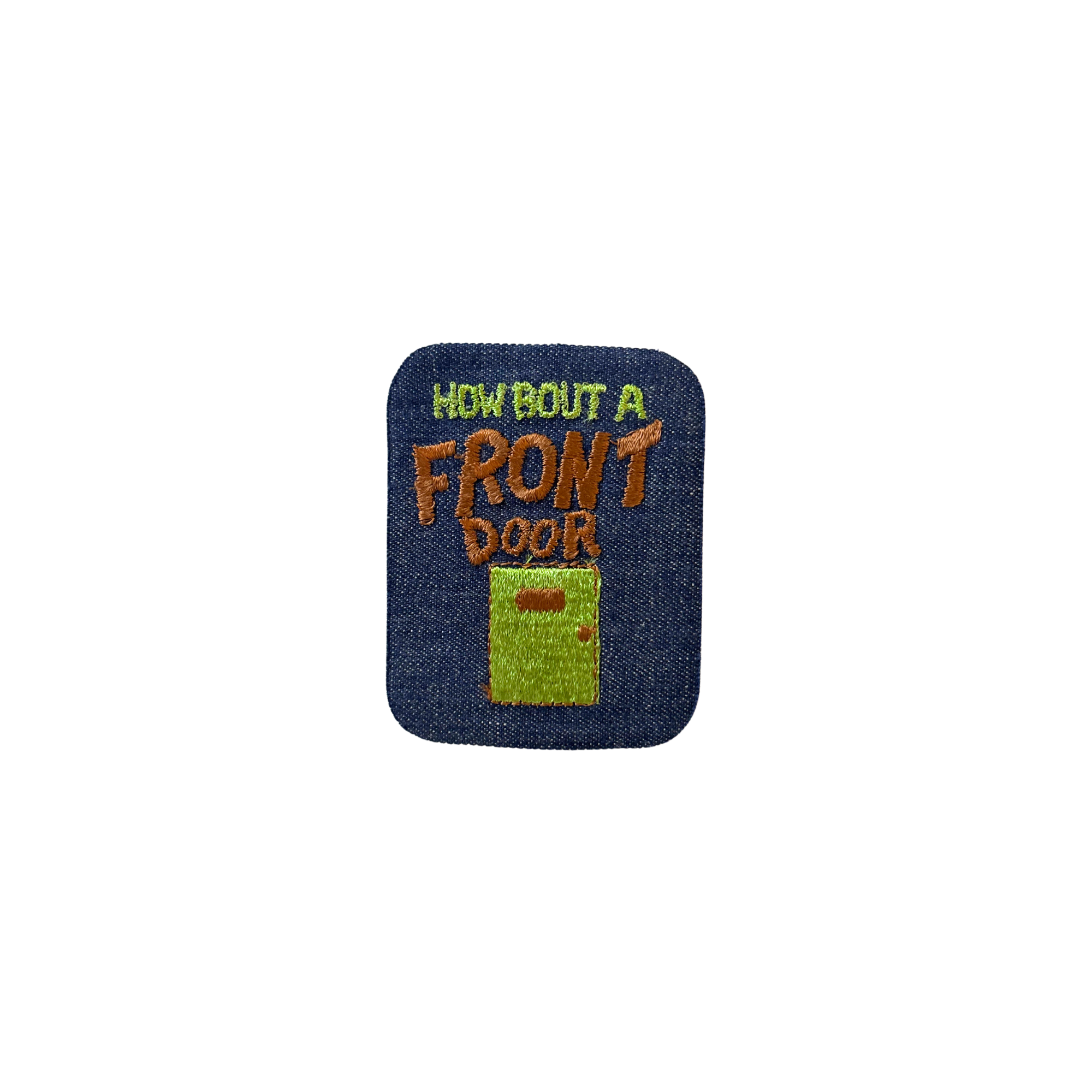 Denim Front Door Vintage Patch