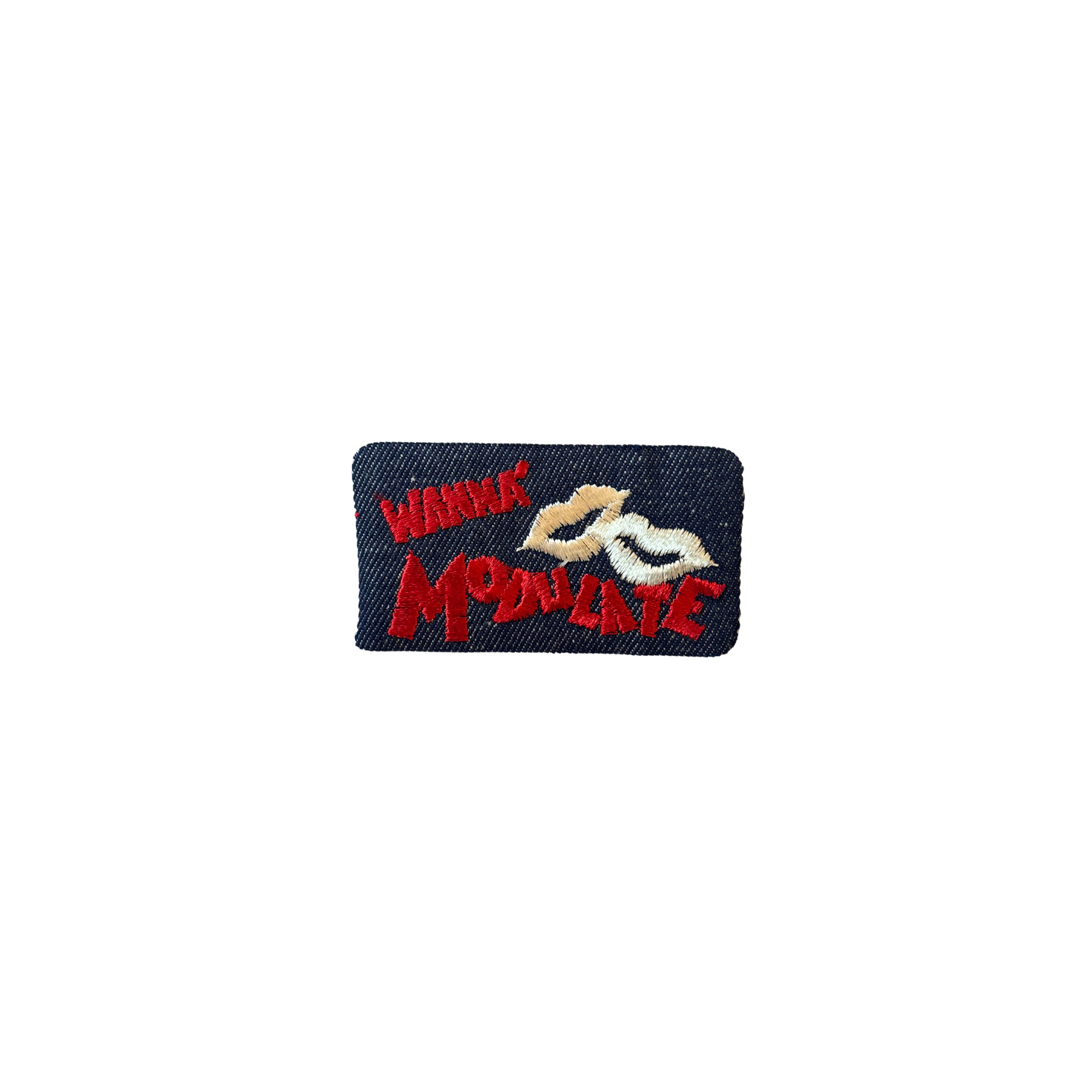 Denim Wanna Modulate Vintage Patch