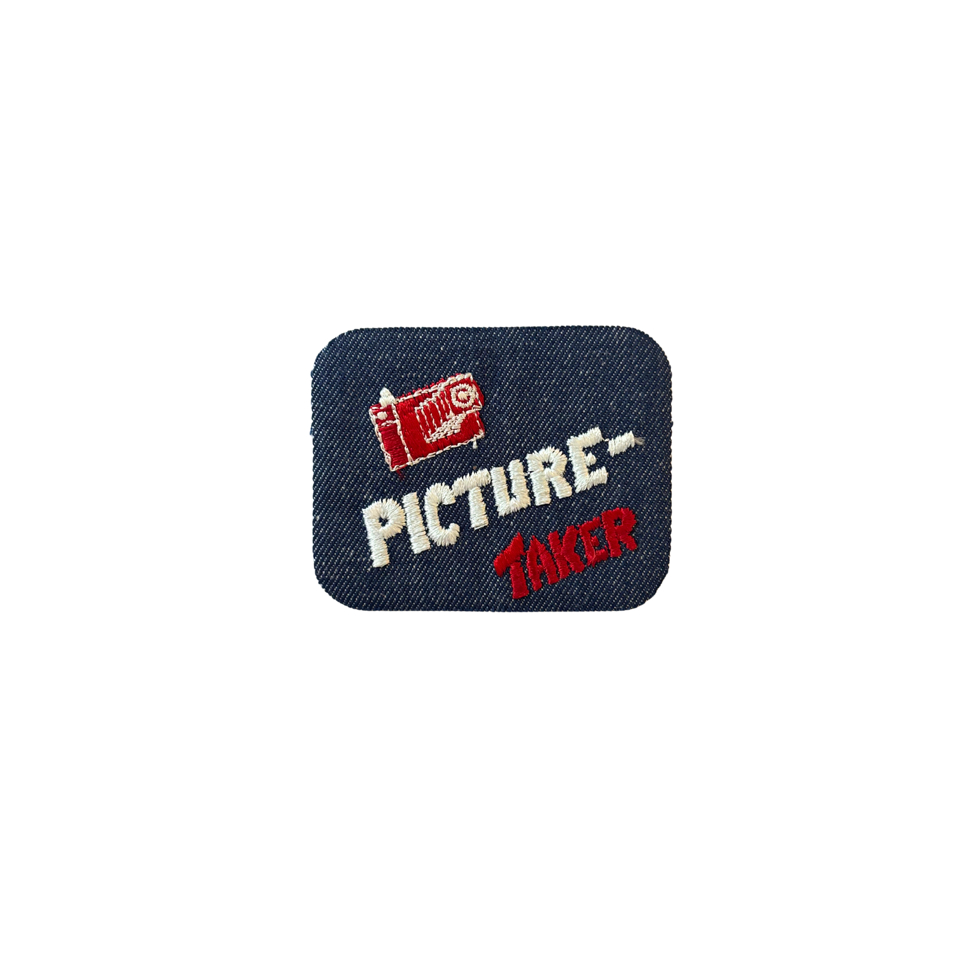 Denim Picture Taker Vintage Patch