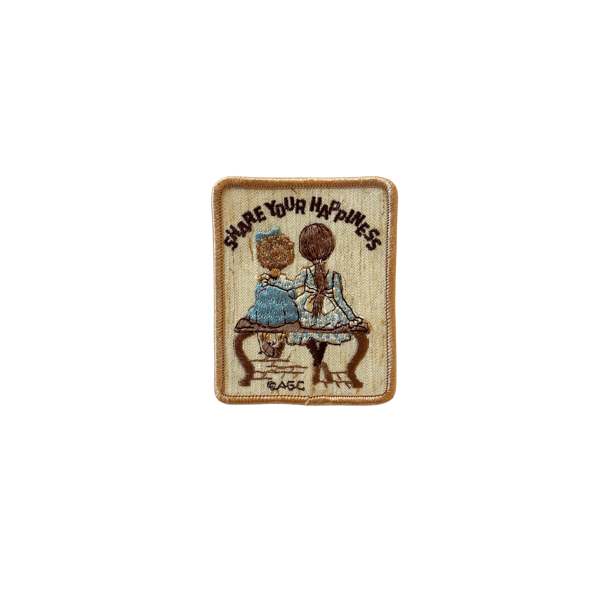 Share Your Happiness Vintage Patch