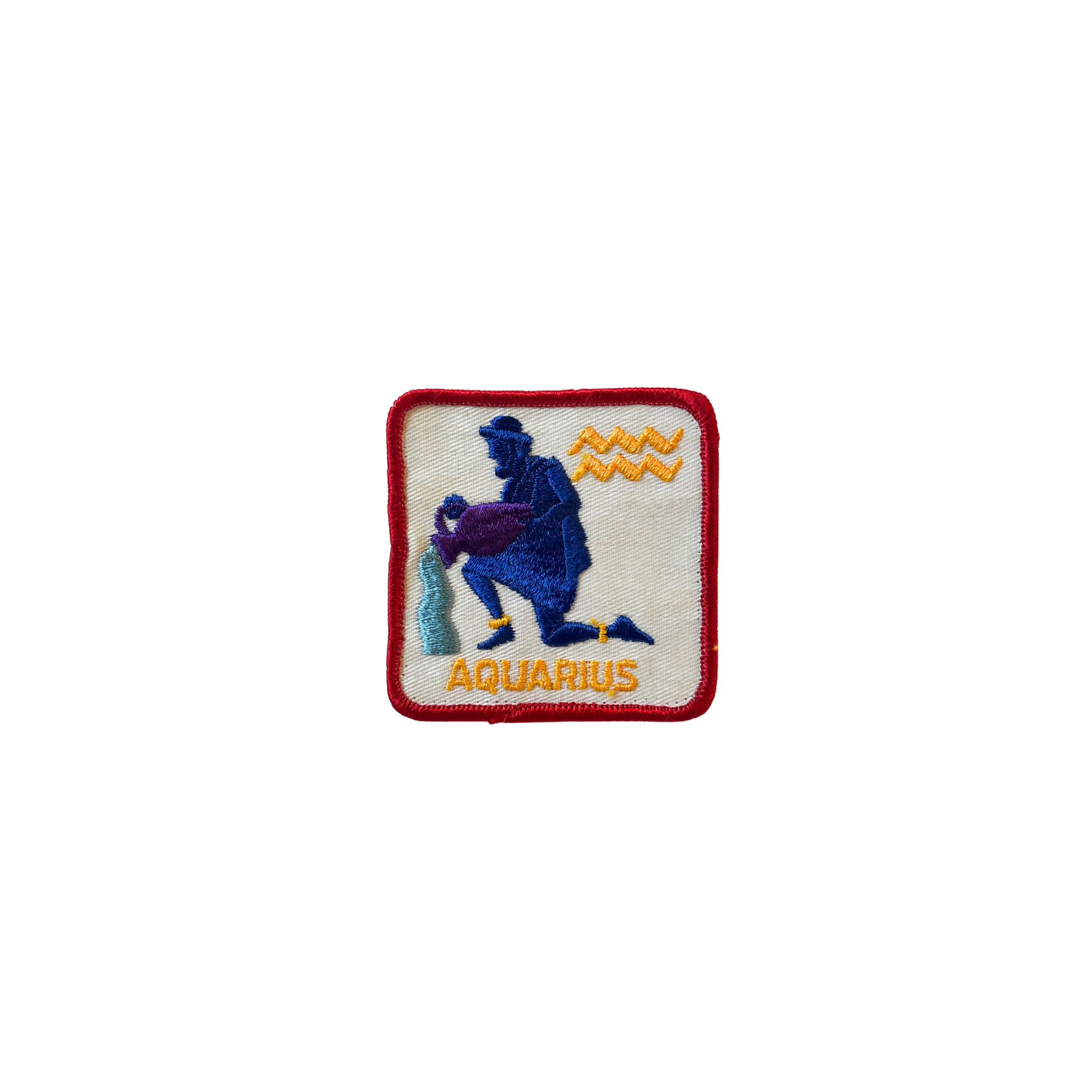Aquarius Zodiac Vintage Patch