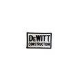 DeWitt Construction Vintage Patch
