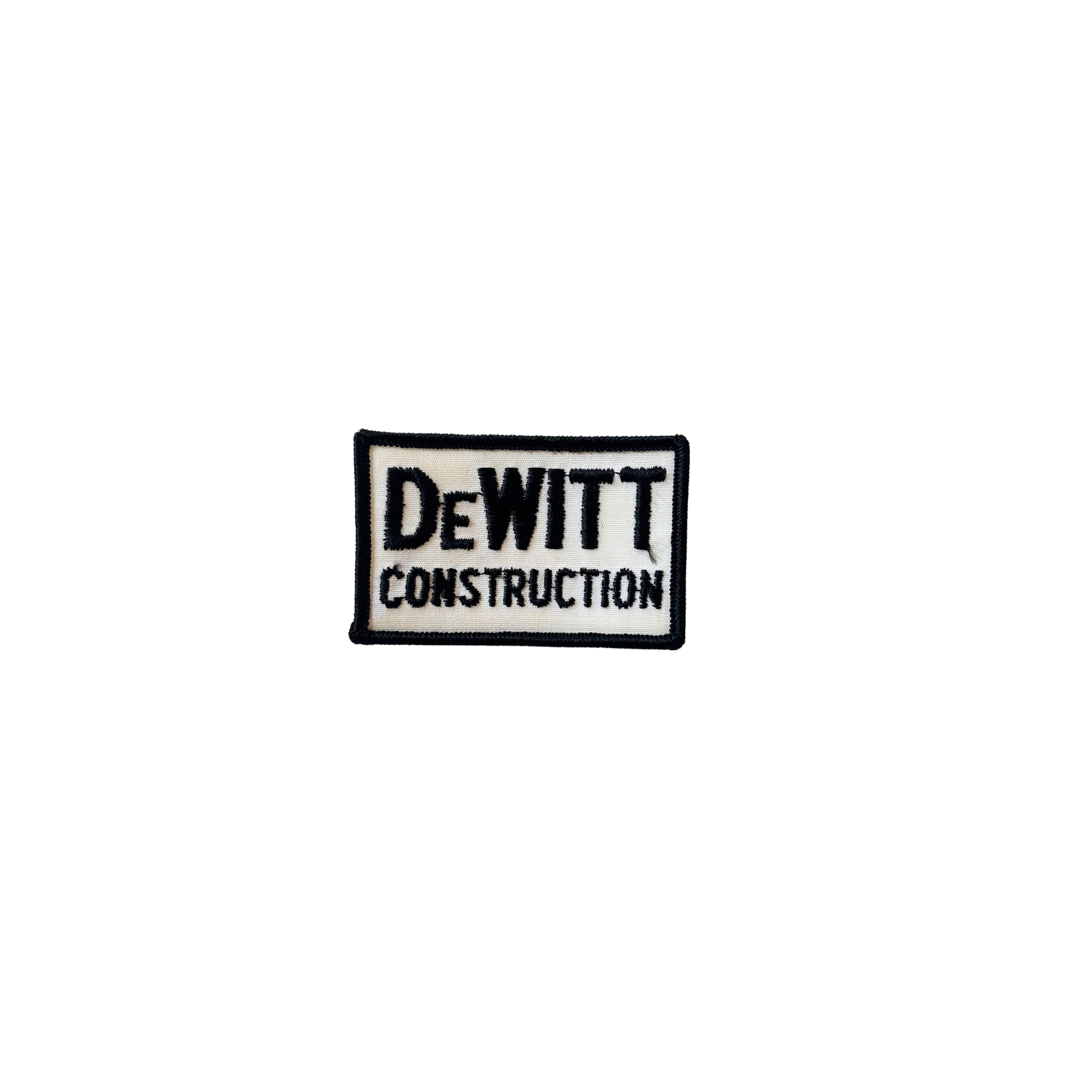 DeWitt Construction Vintage Patch