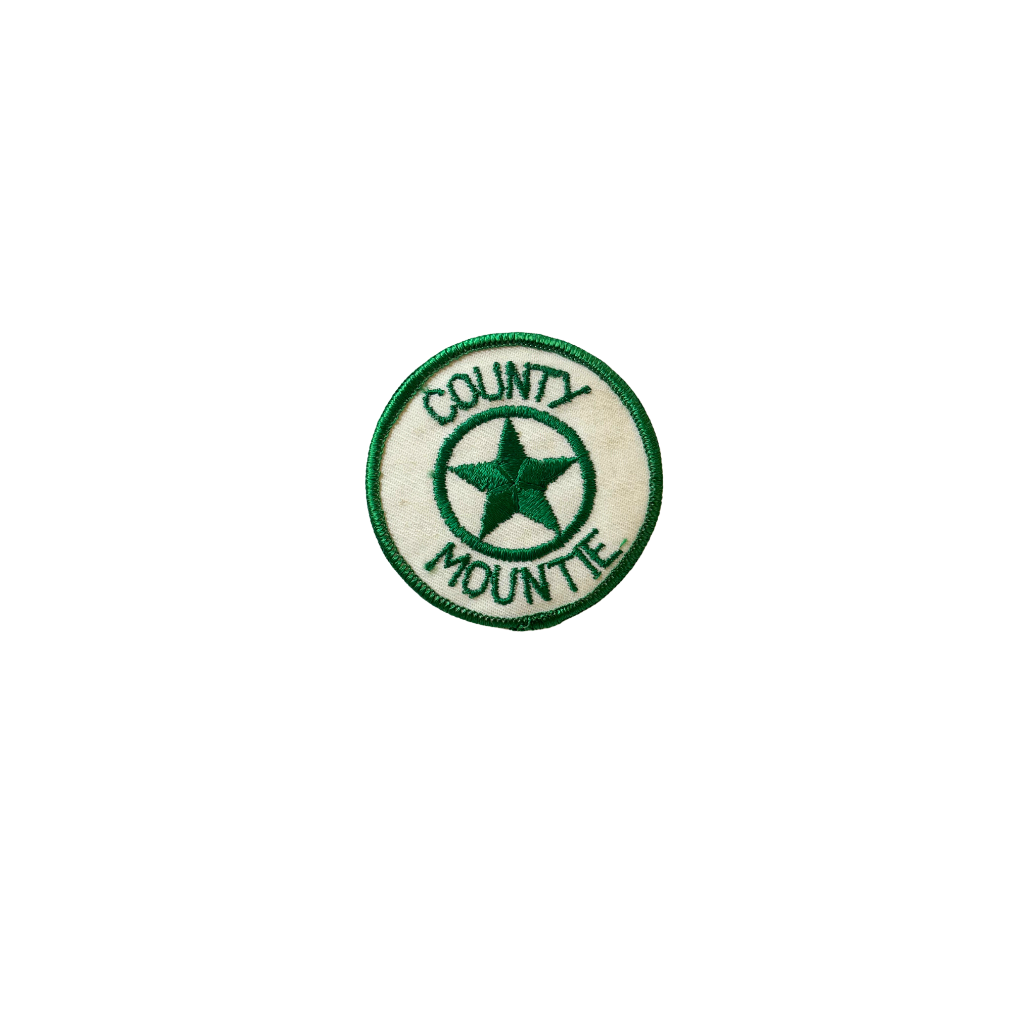 County Mountie Vintage Patch
